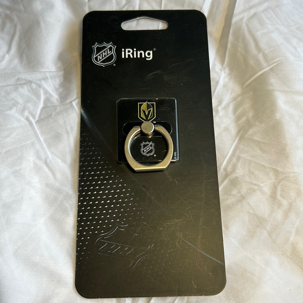 NWT iRing Phone Stand NHL Vegas Golden Knights Ice Hockey Cellphone Grip